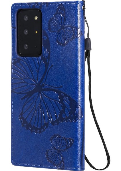 Samsung Galaxy Not 20 Için Kılıf Ultra Flip Kickstand Pu Deri Darbeye (Yurt Dışından)