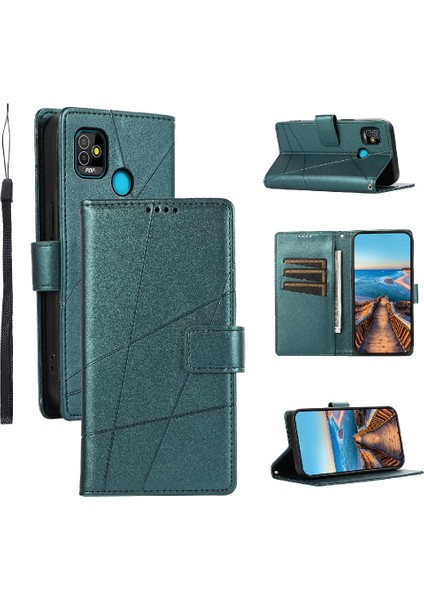 Tecno Pop 5 Darbeye Kickstand Üç Kart Yuvaları Şok Için Flip Case (Yurt Dışından)