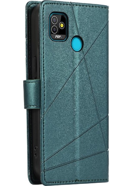 Tecno Pop 5 Darbeye Kickstand Üç Kart Yuvaları Şok Için Flip Case (Yurt Dışından)