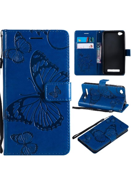 Xiaomi Redmi 4A Manyetik Kapak Darbeye Kapak Flip Pu Için Flip Case (Yurt Dışından)