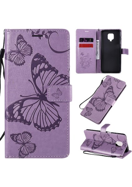 Xiaomi Redmi Not 9 Için Flip Case Pro/kart Yuvası Standı ile 9s Manyetik Pu (Yurt Dışından)
