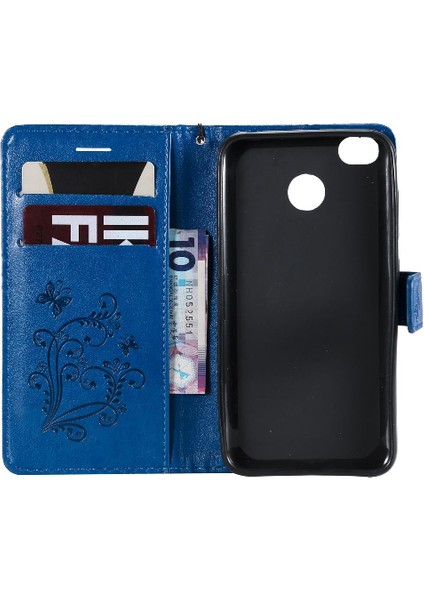 Kart Yuvası ile Xiaomi Redmi 4x Pu Deri Manyetik Kapak Için Flip Case (Yurt Dışından)