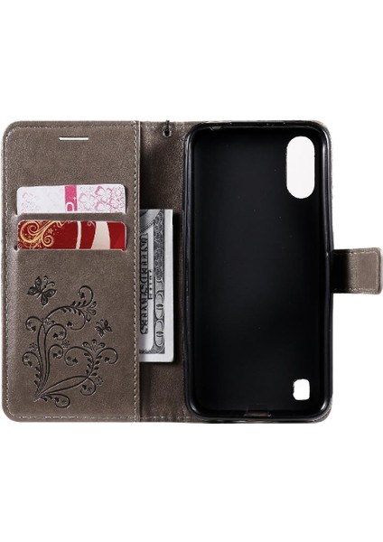 Samsung Galaxy A01 Flip Case Kickstand Darbeye Kapak Pu Kapak (Yurt Dışından) modelleri