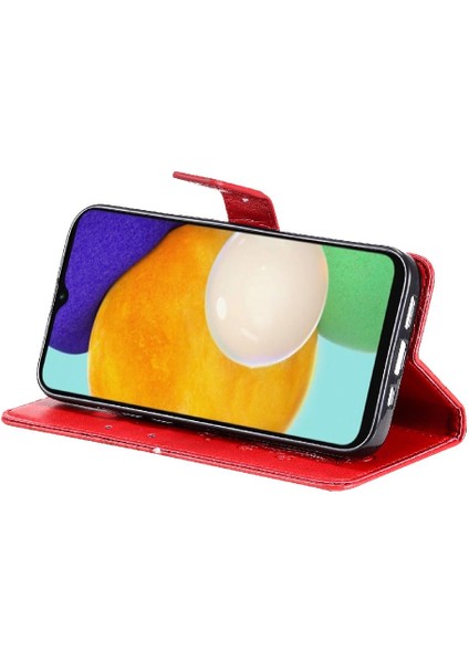 Samsung Galaxy A13 5g Için Flip Case Kart Yuvası Standı ile Kickstand Pu Çevirin (Yurt Dışından) modelleri