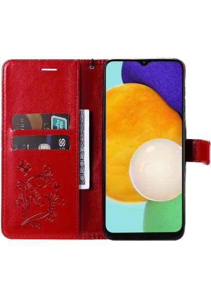 Samsung Galaxy A13 5g Için Flip Case Kart Yuvası Standı ile Kickstand Pu Çevirin (Yurt Dışından) indirimleri