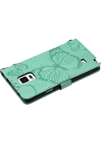 Samsung Galaxy Not 4 Için Kılıf Pu Deri Flip Kickstand Darbeye Kapak (Yurt Dışından)