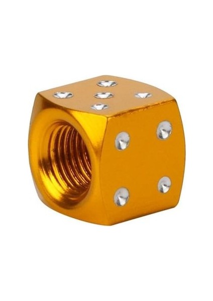 Zar Desenli Metal Sibop Kapağı Gold Renk 4 Adet fiyatları