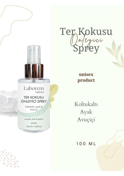 Natura Koltuk Altı-Ayak-Avuç Içi Sprey Antiperspirant Sprey