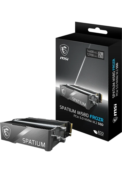 Msı SSD Spatıum M580 Pcıe 5.0 Nvme M.2 2tb Frozr