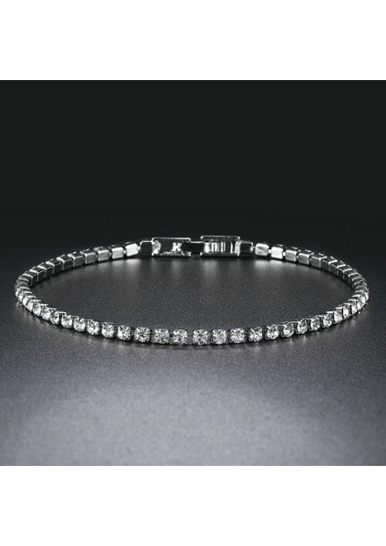 H089-18CM Teain Bilezikler Kadınlar Için Moda Küçük Kübik Zirkon Kristal Gül Altın Renk Düğün Parti Arkadaşlar Hediye Takı KC128M (Yurt Dışından) indirimleri