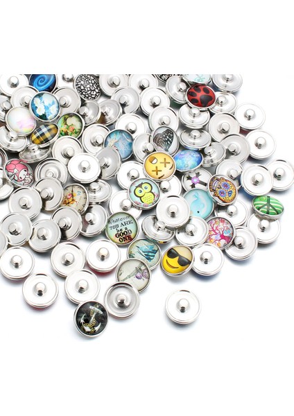 No.39 Boyutu Karışık Renkler 18 mm Cam Cabochon Hayat Ağacı Yapış Düğmeler Fit Dıy Yapış Bilezik Takı Oem Odm Baskı Düğmeleri ZB305 (Yurt Dışından)