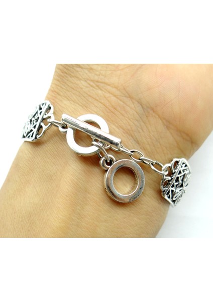 No.6 Moda Doğal Legering Vintage Zilveren Etnische Stijl Antieke Kuvars Kristal Çekicilik Abalone Kabuk Takı Yapımı Mücevher Kol Bandı (Yurt Dışından) modelleri