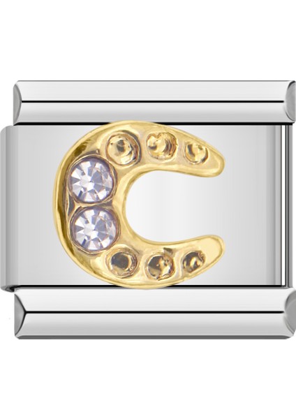A Haopular Moda Tatlı Taç Kanat Yıldız Yuvarlak Cz Charm Bağlantılar Fit 9mm Bilezik Paslanmaz Çelik Dıy Takı Yapımı DJ013 (Yurt Dışından)