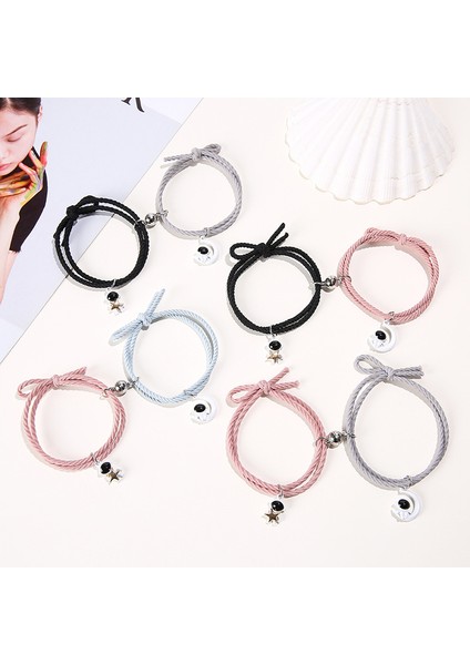 No.17 Boyutu Karikatür Manyetik Çift Bilezikleri Ay Robotlar Kolye Sevimli Karşılıklı Çekici Dostluk Halat Arkadaşlar Için Hediyeler Pr Satış (Yurt Dışından) fırsatları