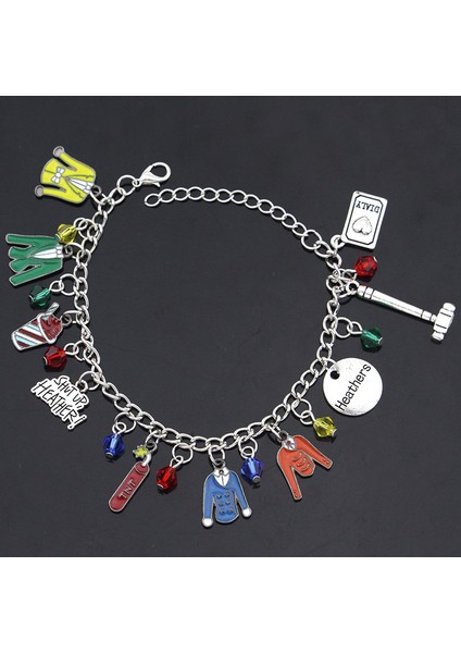 B180 Heathers Broadway Müzikalleri Temalı Multicharm Metal Charm Bileklik (Yurt Dışından) indirimleri