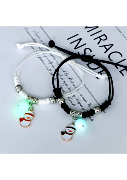 A15 Yeni Aydınlık Astronot Yıldız Anahtar Bilezik Çift El Yapımı Ayarlanabilir Halat Eşleşen Arkadaş Bilezik Sonsuz Aşk Aksesuarları Hediye (Yurt Dışından)