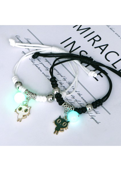 A15 Yeni Aydınlık Astronot Yıldız Anahtar Bilezik Çift El Yapımı Ayarlanabilir Halat Eşleşen Arkadaş Bilezik Sonsuz Aşk Aksesuarları Hediye (Yurt Dışından) modelleri