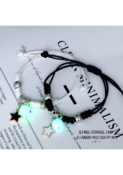 A15 Yeni Aydınlık Astronot Yıldız Anahtar Bilezik Çift El Yapımı Ayarlanabilir Halat Eşleşen Arkadaş Bilezik Sonsuz Aşk Aksesuarları Hediye (Yurt Dışından) fırsatları