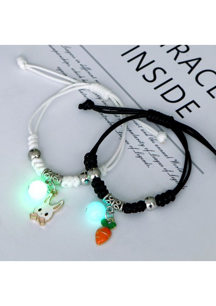 A15 Yeni Aydınlık Astronot Yıldız Anahtar Bilezik Çift El Yapımı Ayarlanabilir Halat Eşleşen Arkadaş Bilezik Sonsuz Aşk Aksesuarları Hediye (Yurt Dışından) indirimleri