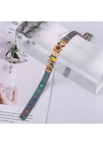 No.22 Boyutu 10MM Paslanmaz Çelik Tel Örgü Bilezik Witeapple Boncuk Dıy Bilezik Bileklik Kadın Erkek Takı Hediye Için (Yurt Dışından) indirimleri