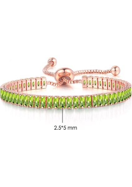 DZH036 Basit Tenis Bilekliği Kadınlar Için Lüks Dikdörtgen Zirkon Altın Renk Ayarlanabilir Bilezikler Kızlar Hediye Takı DZH009 DZH015 (Yurt Dışından)