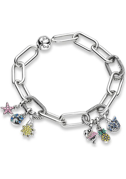 19CM Tarzı SH28087756 2023 Son Kombinasyon Claet Charm Dıy Bilezik Için Uygun Gümüş Kaplama Moda Kız Takı Hediye (Yurt Dışından) modelleri