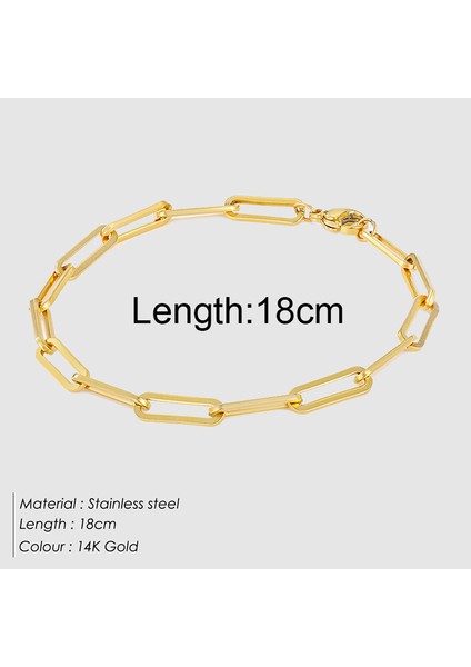 Z Tarzı YS25112D0W0 A-Z Ilk Mikro Açacağı Kübik Zirkon Mektup Charm Paslanmaz Çelik Figaro Zincir Bilezikler Kadınlar Için Severler Takı Hediye Bileklik (Yurt Dışından)