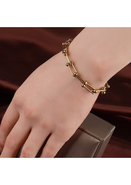 B0944 316L Paslanmaz Çelik Zincir Bileklik Kalp Kolye Bilezikler Kadınlar Için Boncuklu Pulsera Nefis Doğal Taş Bilezik Kadın (Yurt Dışından) indirimleri