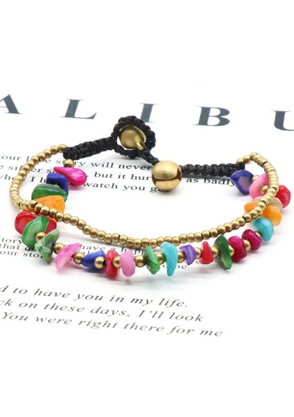 18-18,5cm Stili Turkuaz Bohemia El Yapımı Doğal Çakıl Taşı Kadınlar Için Bilezikler Kuvars Lapis Lazuli Gotik Bilezik Çakra Çan Aksesuarı Bileklik (Yurt Dışından) indirimleri