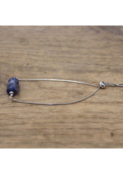 Sodalit Yönlü Labradorit Simli Chagle Ayarlanabilir Bilezik Lapis Ametist Apatit Ite Kristal Kadınlar Takı QC2004 (Yurt Dışından)