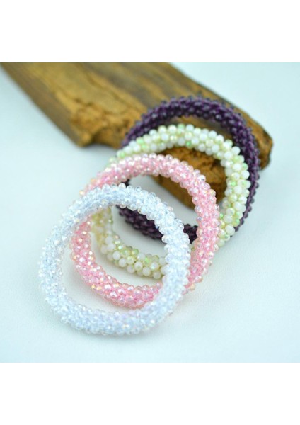 No.12 Boyutu Parlak Rhinestone Elastik Bilezik Bileklik Nepal Kadın Takı 14 Renk Yeni (Yurt Dışından) indirimleri