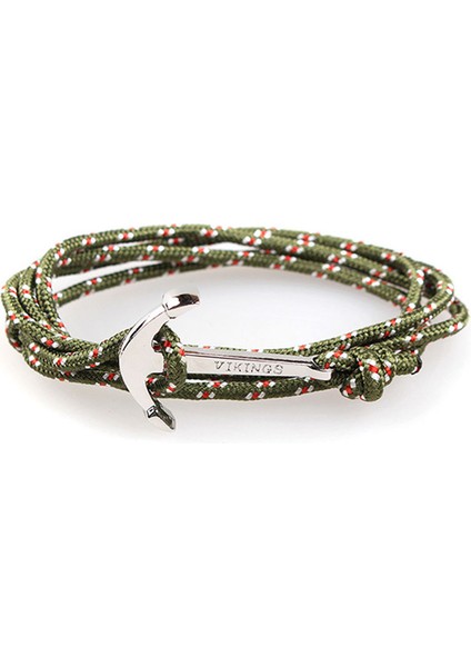 19CM Tarzı H7516-15 1 Adetlot 30 Stil Titanyum Çelik Çapa Bilezik Naylon Halat Hakiki Renkli Bilezik ve Bilezikler Erkekler Takı Için Moda Hediye 19 cm (Yurt Dışından)