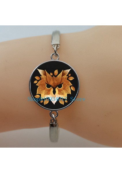 Gümüş-8 Yeni Yaratıcı Boyama Hayvan Yaprak Tilki Kurt Kedi Baykuş Koala Tavşan Geyik Yuvarlak Cam Bilezik El Yapımı Dıy Kız Bilezik Hediye (Yurt Dışından) fırsatları