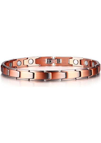 No.11 Boyutu Erkekler Saf Bakır Bilezik Sağlık Enerji Germanyum Manyetik Bilezik Vintage Hologram Zincir Bağlantı Bilezikler Kadınlar Için Artrit (Yurt Dışından)