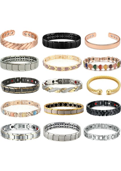 GMSP688-SIYAH Kol Enerji Dengesi Bilezik Turmalin Bilezik Sağlık Takı Kadınlar Için Germanyum Manyetik Bilezik ve Bileklik (Yurt Dışından) modelleri