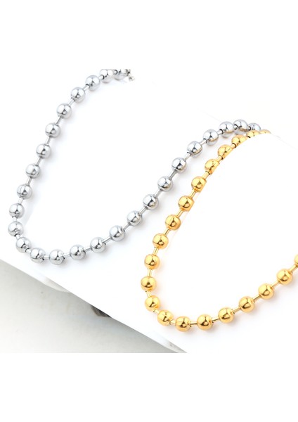 4mm Tarzı 1061-SGN-1065-SGN Paslanmaz Çelik Bilezik Kadın Boncuk Bilezik Kadın Erkek Takı Çift Bilezik Charm Bilezik Takı Aksesuar Hediye (Yurt Dışından) modelleri