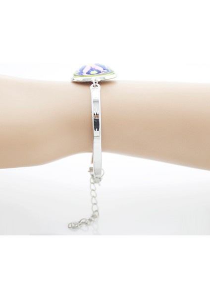 MYQ56 Merci Maitresse ve Çiçek Desenleri Metal Tabanlı Bilezikler Baskı Zanaat Vintage Bileklik Franch Takı Kadınlar Için FYQ55 (Yurt Dışından) modelleri