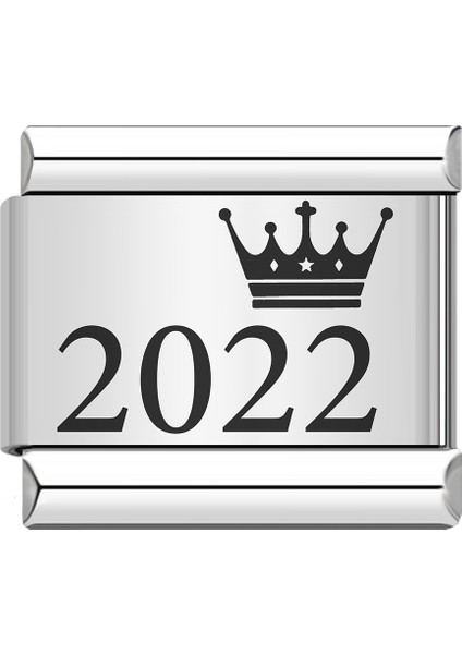 NO.2022 Boyutu Ha Moda Popüler En Orijinal Papatya Doğum Yılı Charm Bağlantılar Fit 9mm Bilezik Paslanmaz Çelik Takı Dıy Yapımı DJ428 (Yurt Dışından)