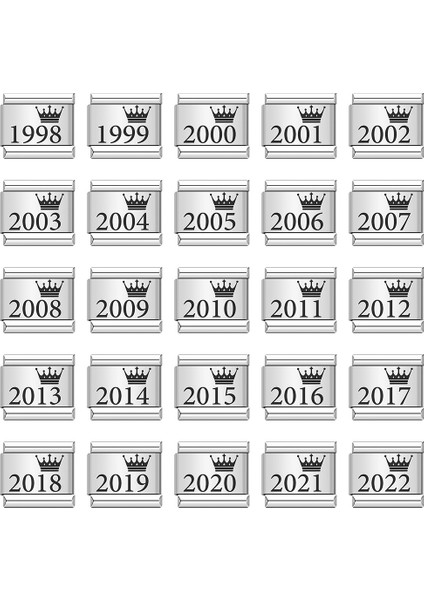 NO.2022 Boyutu Ha Moda Popüler En Orijinal Papatya Doğum Yılı Charm Bağlantılar Fit 9mm Bilezik Paslanmaz Çelik Takı Dıy Yapımı DJ428 (Yurt Dışından) fiyatları