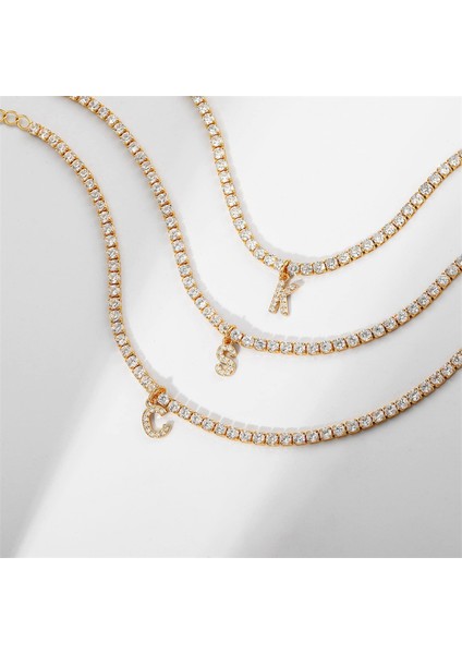 A Minik A-Z Ilk Harf Halhal Kadınlar Için Moda Zirkon Rhinestone Teain Halhal Bilezik Yaz Plaj Yalınayak Takı (Yurt Dışından) fırsatları