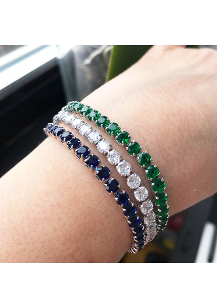 H133 Ayarlanabilir Renkli Birthstone Bilezik Kadınlar Için Teain El 4 mm Kristal Bileklik Arkadaşlar Için Hediyeler Trend Takı H133 (Yurt Dışından) fırsatları