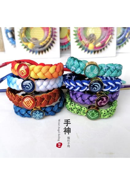 Stil5 Ge Etki Tanrı'nın Gözü Bilezikler Pyro Hidro Anemo Elektro Dengro Cyro Geo Yedi Element Görüş Anime Aaccessory (Yurt Dışından) modelleri