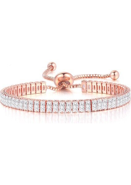 DZH040 Zhouyang Kpop Kadın Tenis Bilekliği Lüks 2.5*5mm Renkli Zirkon Bilezikler Kadınlar Için Ayarlanabilir Takı DZH009 (Yurt Dışından) modelleri