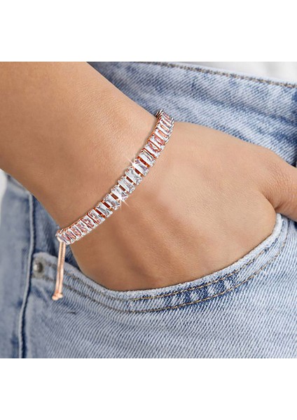 DZH040 Zhouyang Kpop Kadın Tenis Bilekliği Lüks 2.5*5mm Renkli Zirkon Bilezikler Kadınlar Için Ayarlanabilir Takı DZH009 (Yurt Dışından) indirimleri