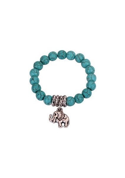 No.4 Boyutu Vintage Et Boncuk Charm Bilezik ve Bilezikler Kadınlar Için Bohem Doğal Taş Bilezikler Pulseras Femme (Yurt Dışından)