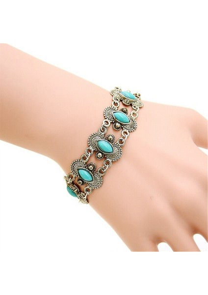 No.4 Boyutu Vintage Et Boncuk Charm Bilezik ve Bilezikler Kadınlar Için Bohem Doğal Taş Bilezikler Pulseras Femme (Yurt Dışından) modelleri