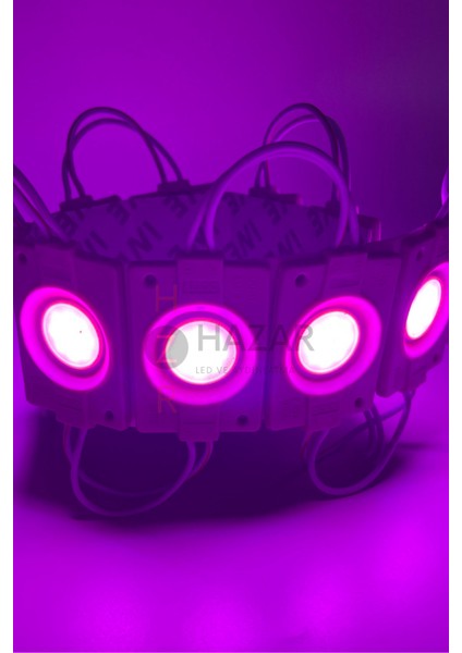 12 Volt 2.4 Watt Tekli Su Geçirmez Modül Led Pembe (10 Adet) fırsatları