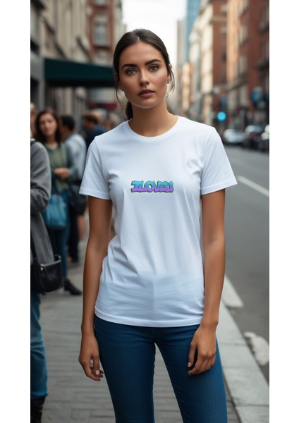 Kadın Baskılı T-Shirt Kadın T-Shirt