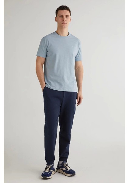 Erkek Lacivert Regular Fit Eşofman Altı
