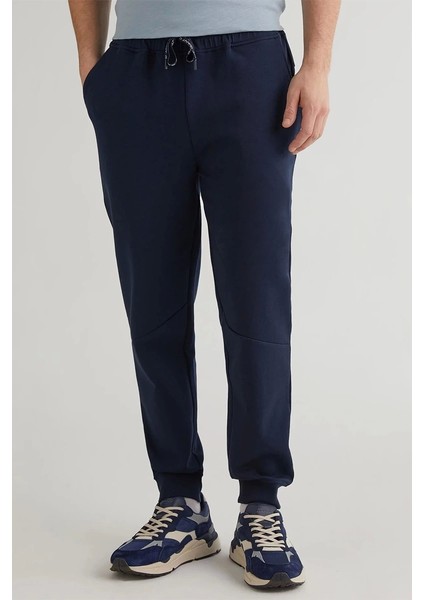 Erkek Lacivert Regular Fit Eşofman Altı